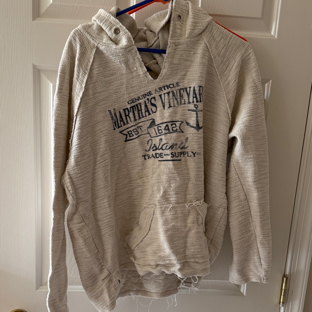 Beige Men's Hoodie